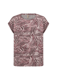 Soyaconcept-Galina-66-T-shirt-Dam-Red-Combi-1