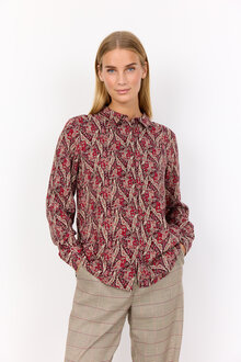 Soyaconcept-Ilya-2-Skjorta-Dam-Red-1