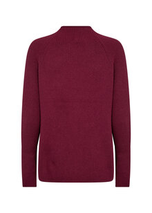 Soyaconcept-Kanita-4-Polo-Dam-Dark-Red-Melange-2
