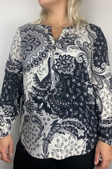 Soyaconcept Kiana 2 Blus Dam Jord Mönstrad 20