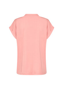 Soyaconcept-Marica-278-V-ringad-T-shirt-Dam-Peach-Pink-4