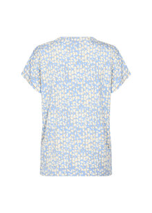 Soyaconcept-Marica-317-Kortarmad-Topp-Dam-Air-Blue-Combi-2