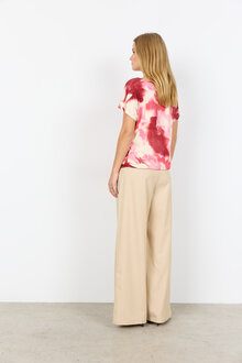 Soyaconcept-Marica-350-T-Shirt-Dam-Rapture-Rose-Combi-2