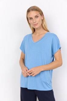 Soyaconcept-Marica-V-ringad-T-shirt-Dam-Crystal-Blue-1