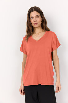 Soyaconcept-Marica-V-ringad-T-shirt-Dam-Mandarin-1