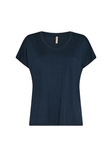 Soyaconcept-Marica-V-ringad-T-shirt-Dam-Navy-5