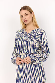Soyaconcept-Selia-2-Langarmad-Blus-Dam-Navy-Combi-1
