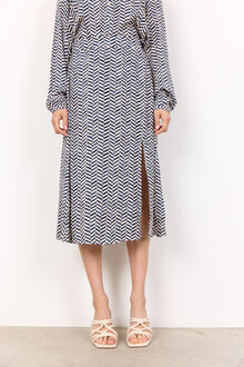 Soyaconcept-Selia-3-Kjol-Dam-Navy-Combi-1