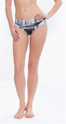 Sunseeker Lets Get Physical High Waist Black White