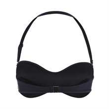Sunseeker Solids Twist Bandau Top Black