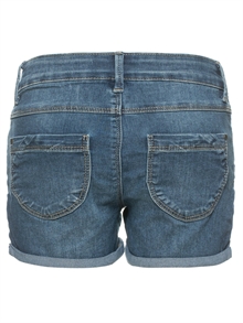 Tada Slim Shorts Dark Blue Denim