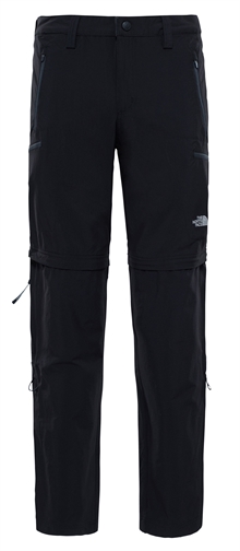 The North Face Exploration Convertible Outdoorbyxa Herr Svart (1)