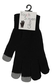 Wänerstedt Touch Fingervantar 21cm Herr Svart