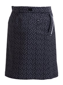 Tuxer Hollie Stretch Skort Dam Black Print