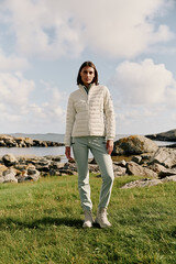Twentyfour-Venture-Lattviktsjacka-Dam-Grey-White-2
