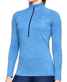 Under Armour Funktionströja Halv-Zip Dam Blåmelerad