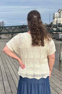 Vivichy Alissa Virkad Topp Dam Beige