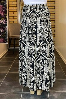 YU YI Fashion Anastasia Kjol Dam Black