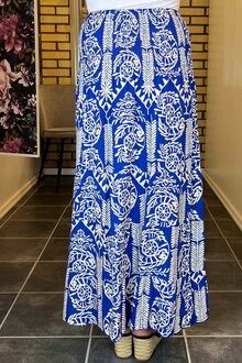 YU YI Fashion Anastasia Kjol Dam Blue