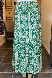 YU YI Fashion Anastasia Kjol Dam Green