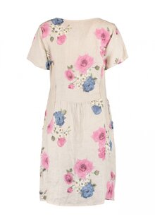 Zabaione-Miranda-Klanning-Dam-Blommor-Beige-3