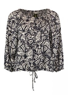 Zabaione-Xia-Blus-Dam-Navy-OffWhite-1