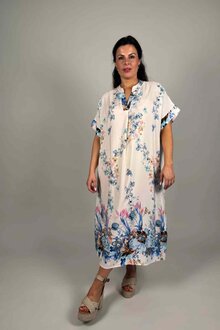 Zamina-Blommig-Klanning-Dam-Bla-Camicia--Smilebutiken-1
